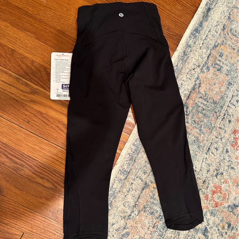 Train Times Crop Leggings